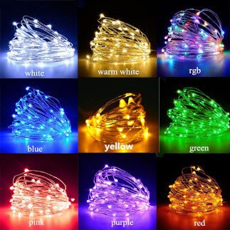 LED Fairy String Lights + Clips